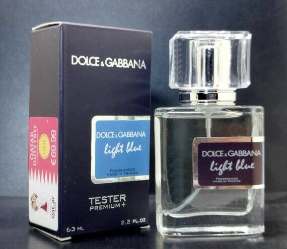 ТЕСТЕР PREMIUM DOLCE & GABBANA LIGHT BLUE FOR MEN 63 ml